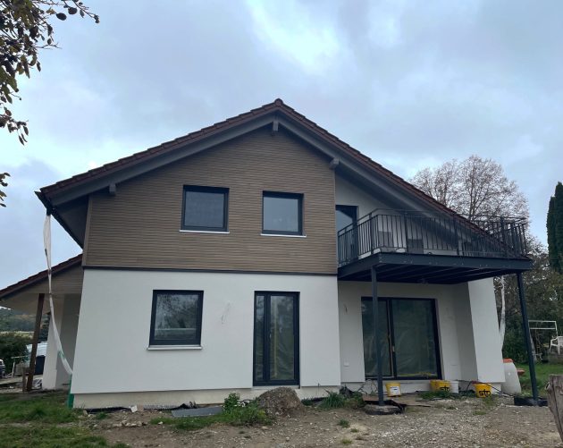 Stahlbalkon Einfamilienhaus